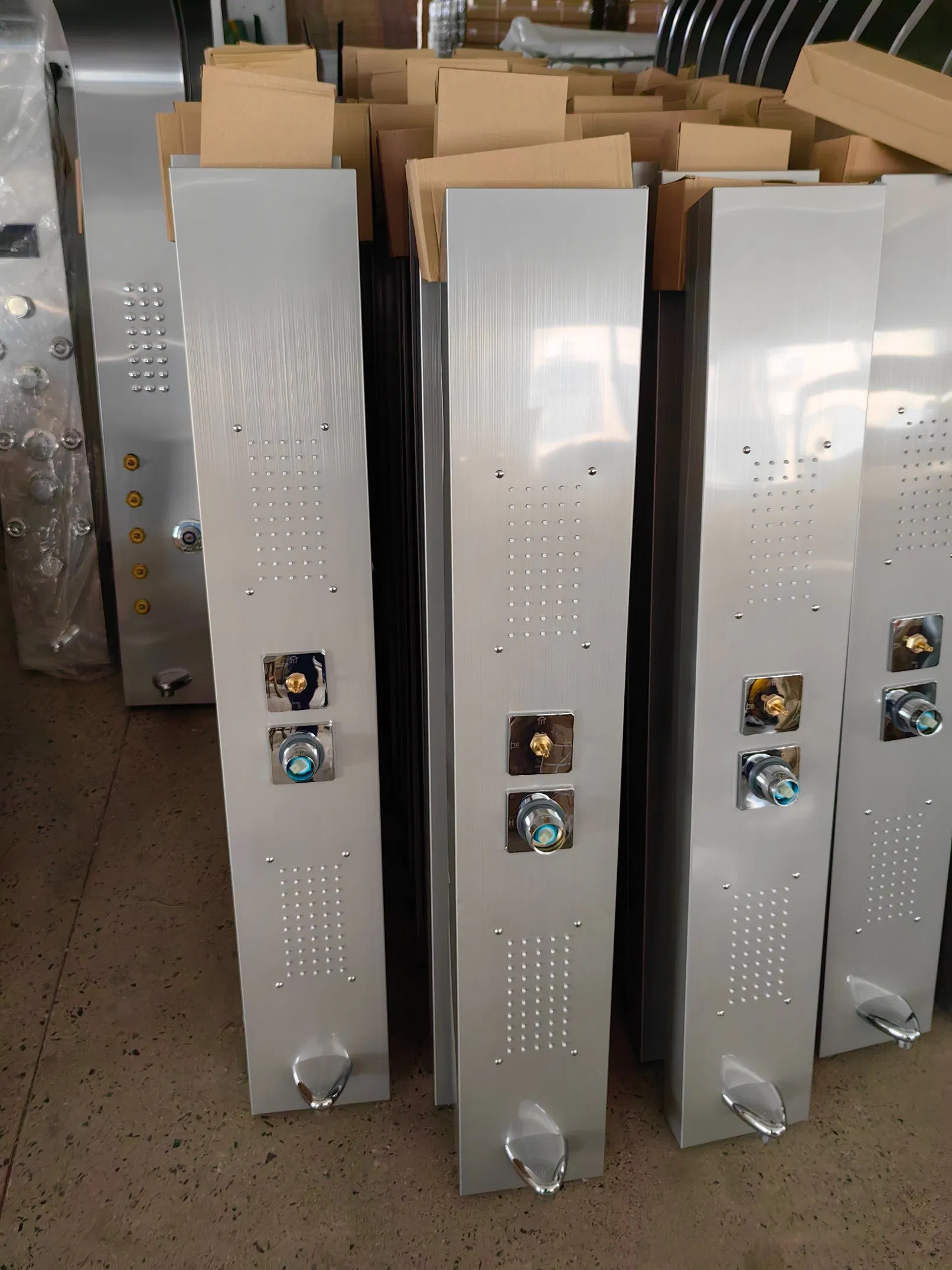 Ec-1005 Shower Panel Bathroom Wall Mounted Stainless Steel Waterfall Shower