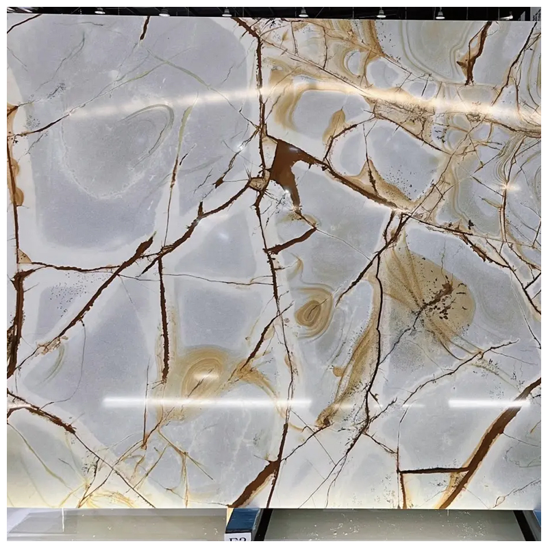 Brazilian Exotic Blue Roma Quartzite Slabs for Countertops and Tables