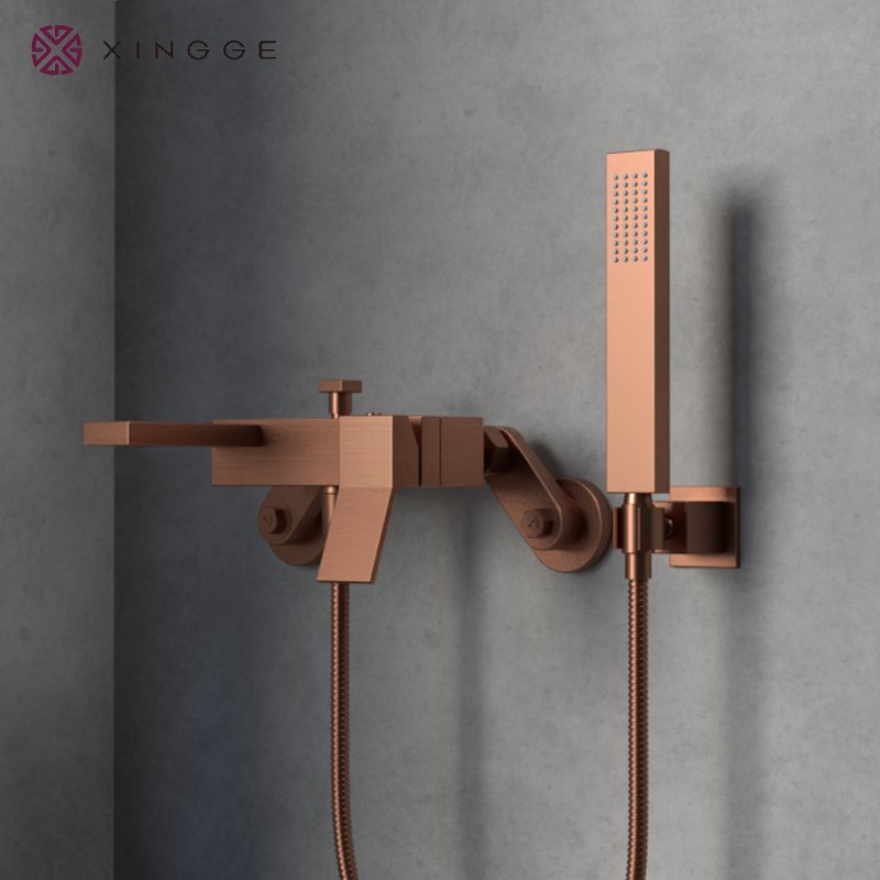 Made of China Chorme/Nickel Matte Chorme Luxury Sanitary Ware Accessories Shower Mixer Set Water Bathroom Brass Shower Set