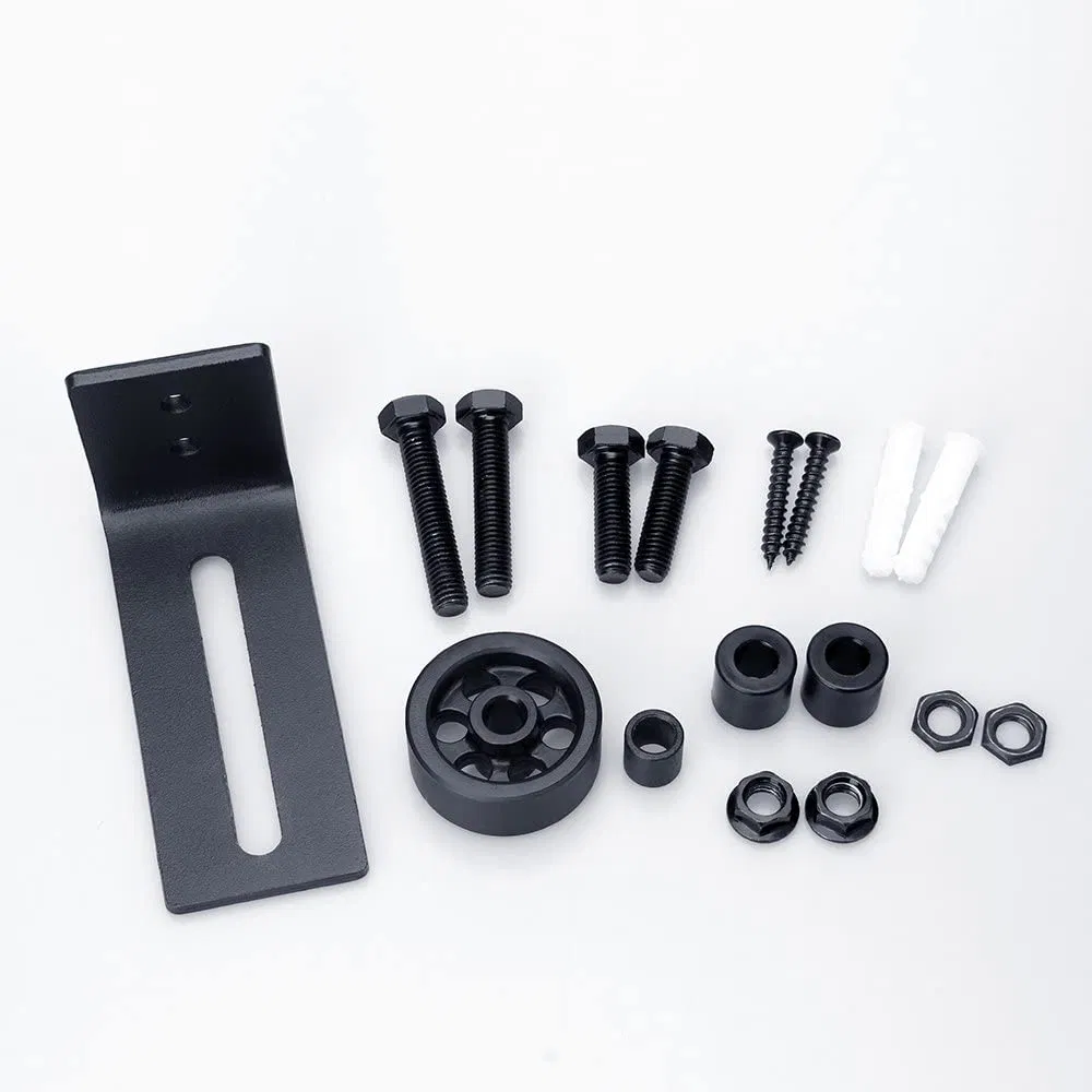 Wall Mount Adjustable Channel Stay Roller with 8 Different Setups Fit for All Sliding Barn Doors