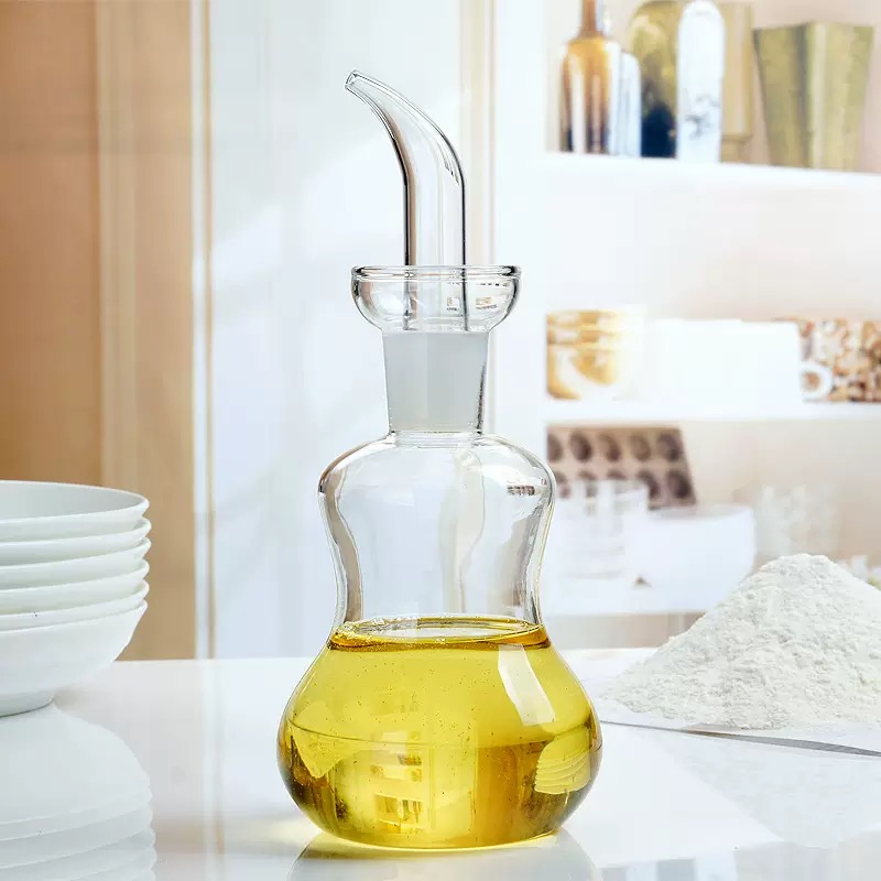 Manufacturers Directly Supply Heat-Resistant Glass Oil Pot Creative Oil Vinegar Bottle Kitchen Supplies Household Glass Oil Pot