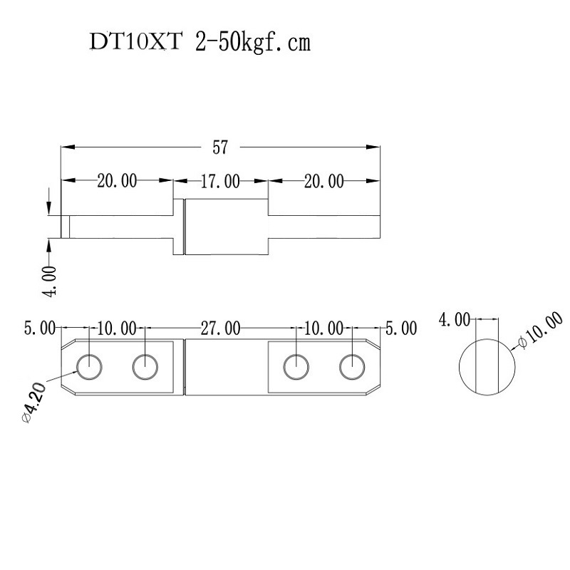 Laptop Hinges 360 Degree Constant Torque Position Locking Holding Friction Hinge for LCD Monitor