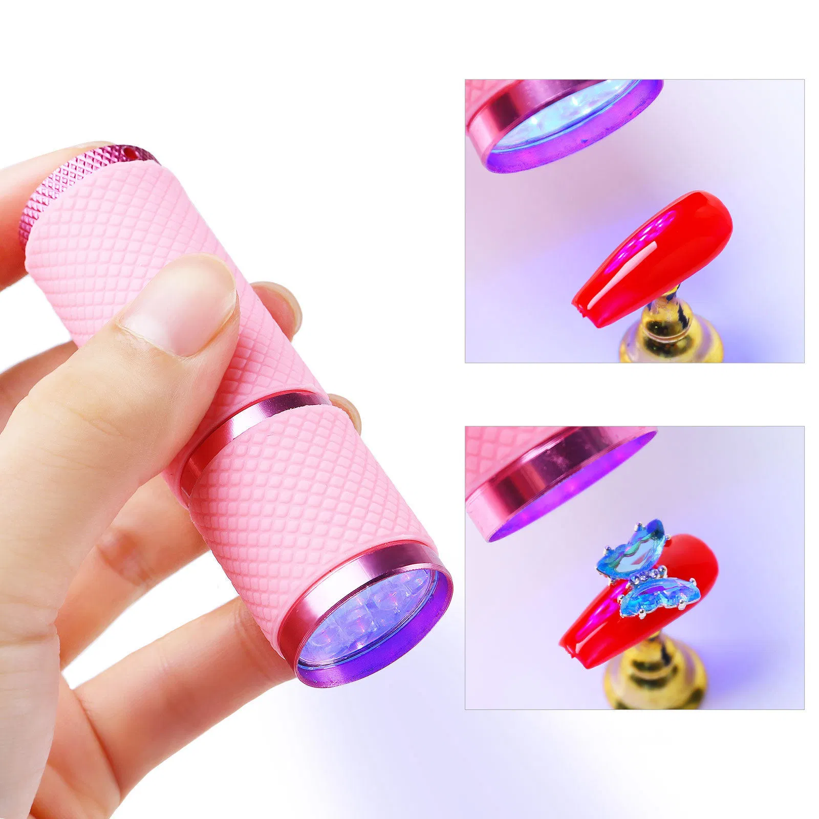2023 New Arrive Mini UV LED Portable Flashlight Nail Lamp