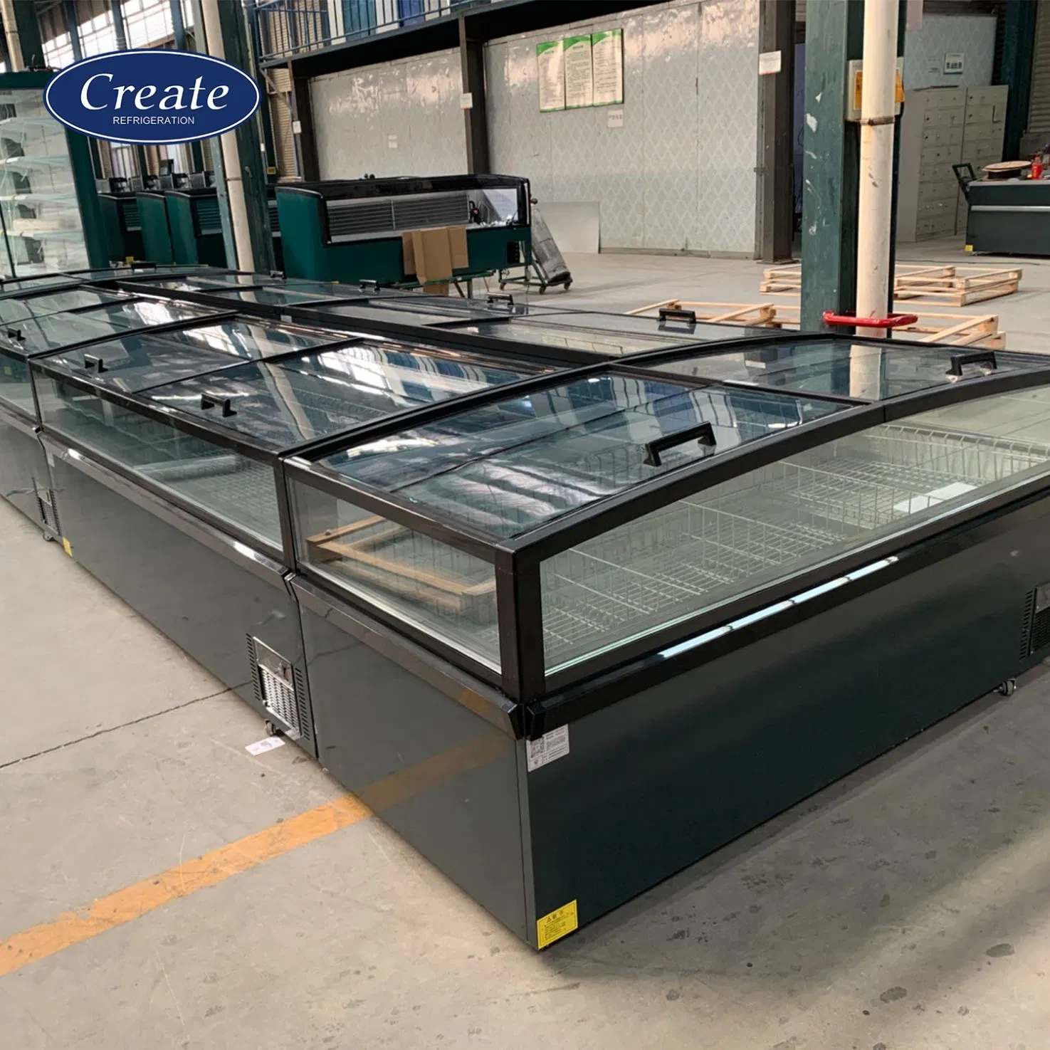 Коммерческий морозильный ларь с R290, верхняя загрузка