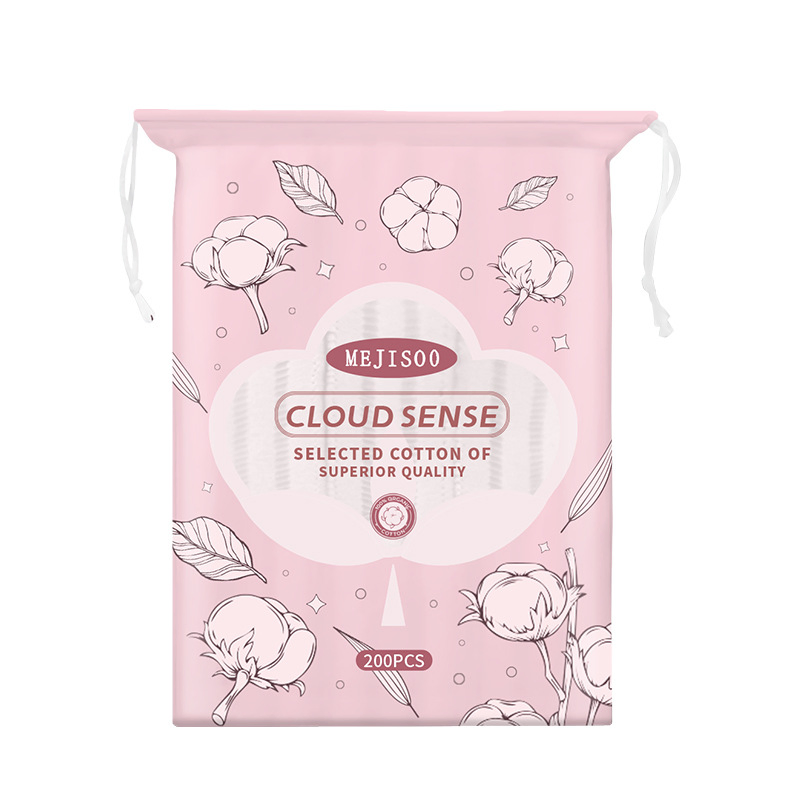 Cross-Border Spot Wholesale Triple Cleansing Make-up Remover Cotton Pads