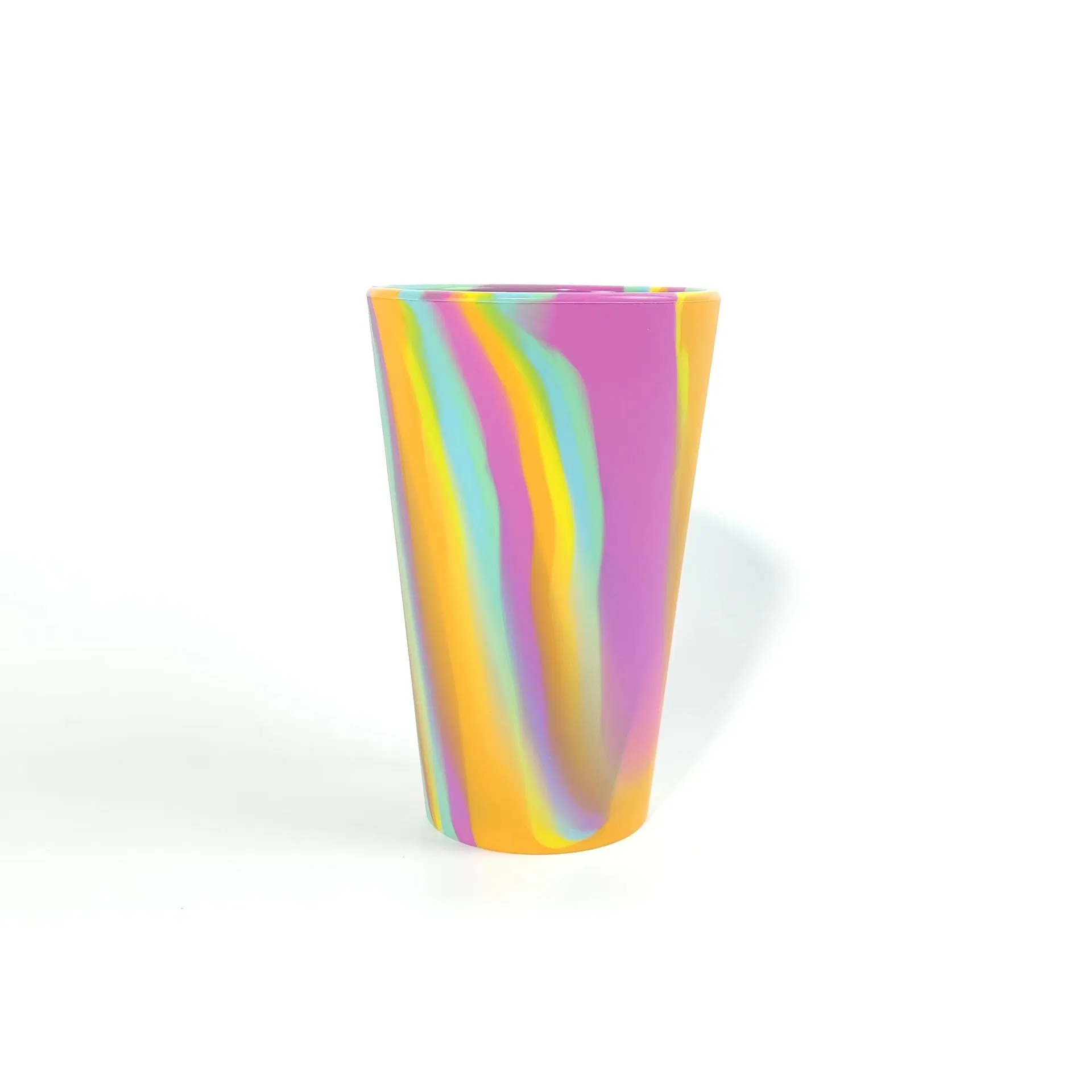 Customized Food-Grade Outdoor Travel Portable Drop-Proof Silicone Wine Glass Novelty Folding Mouthwash Cup Wine Cup