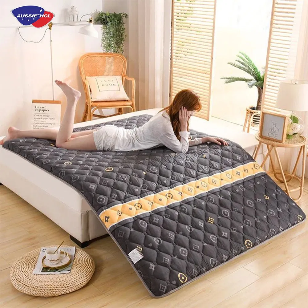 Colchones 90X200cm Roll up Japanese Floor Futon Mattress Tatami Floor Portable Camping Memory Foam Foldable Floor Lounger Couch Bed Double Mattress Topper