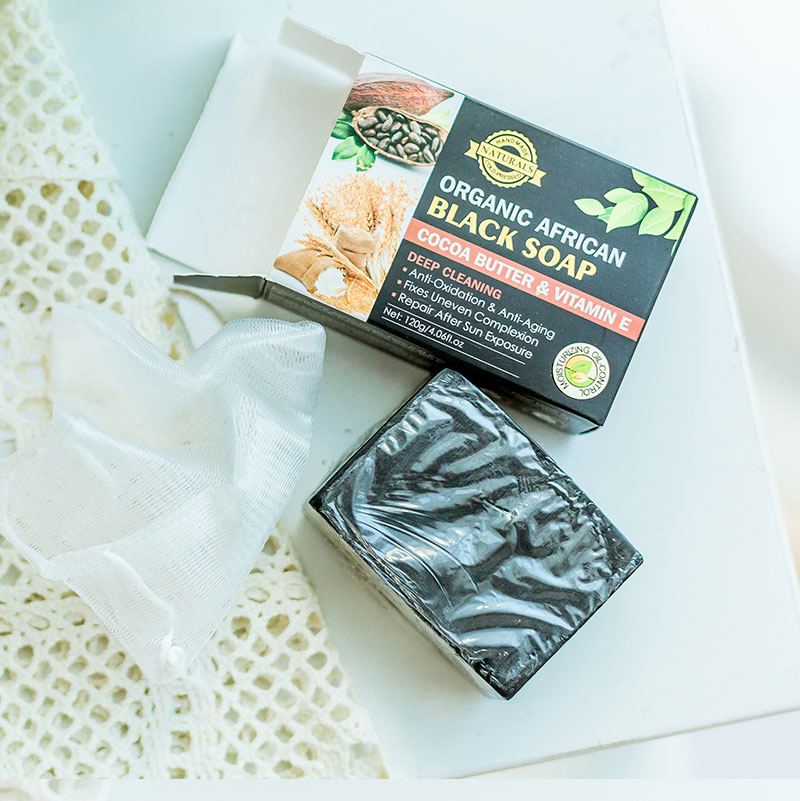 Sun Exposure Prevention with African Black Soap and Cocoa Butter