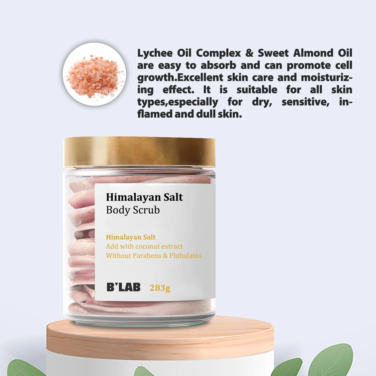 Made in China Wholesale Private Label Skincare Nourishing Moisturizing Repairing Body Scrub