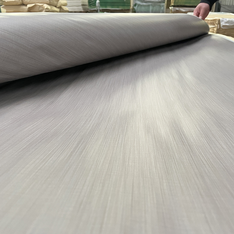 Melamine Paper Pasted on Recon Wood Veneer Frosty White Veneer