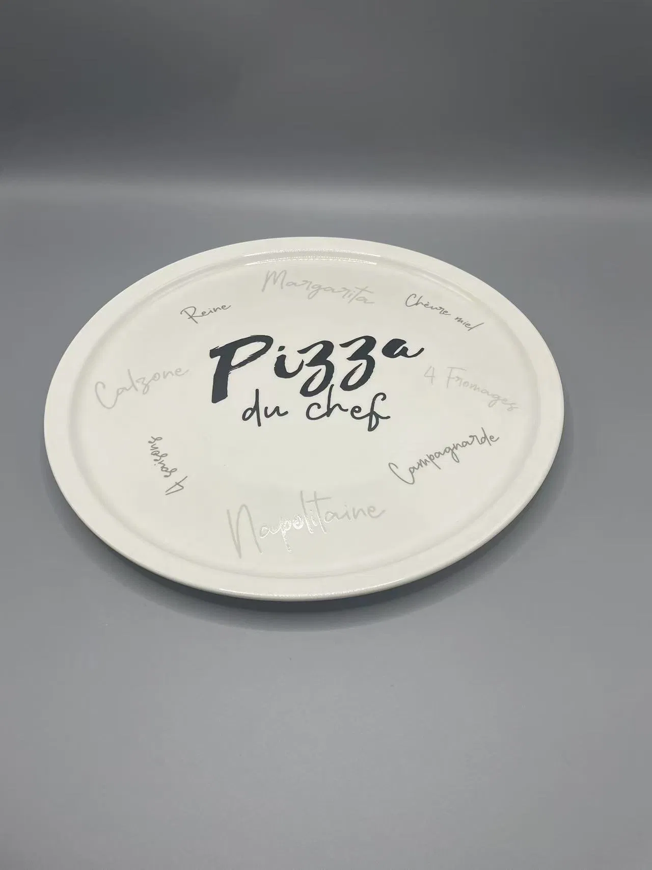 12"Pizza Plate Decal Porcelainware Stoneware Tableware