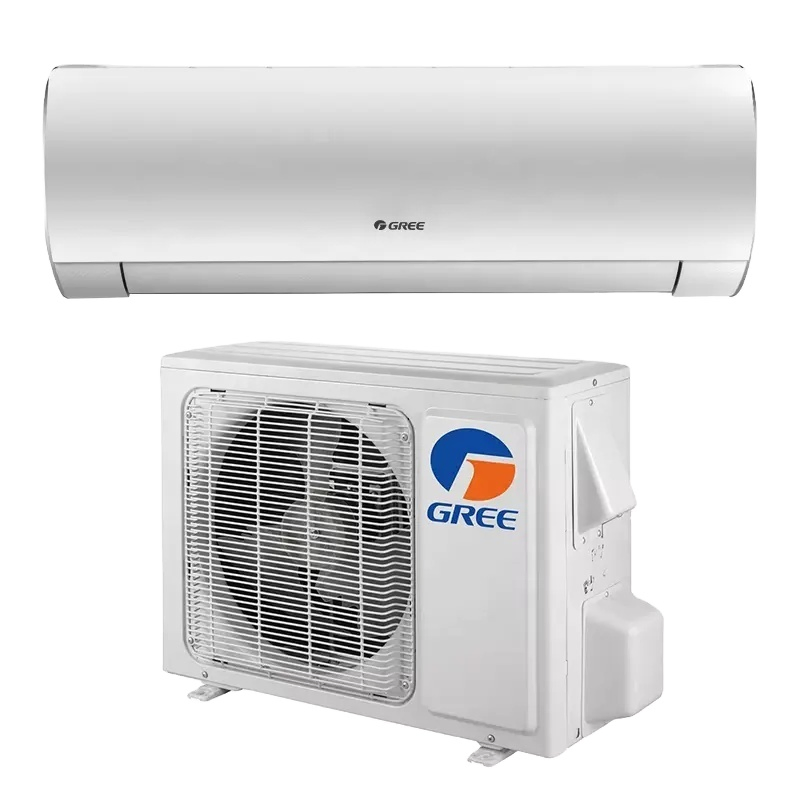 Mini Split Inverter Cooling Heating Air Conditioner - White Gold
