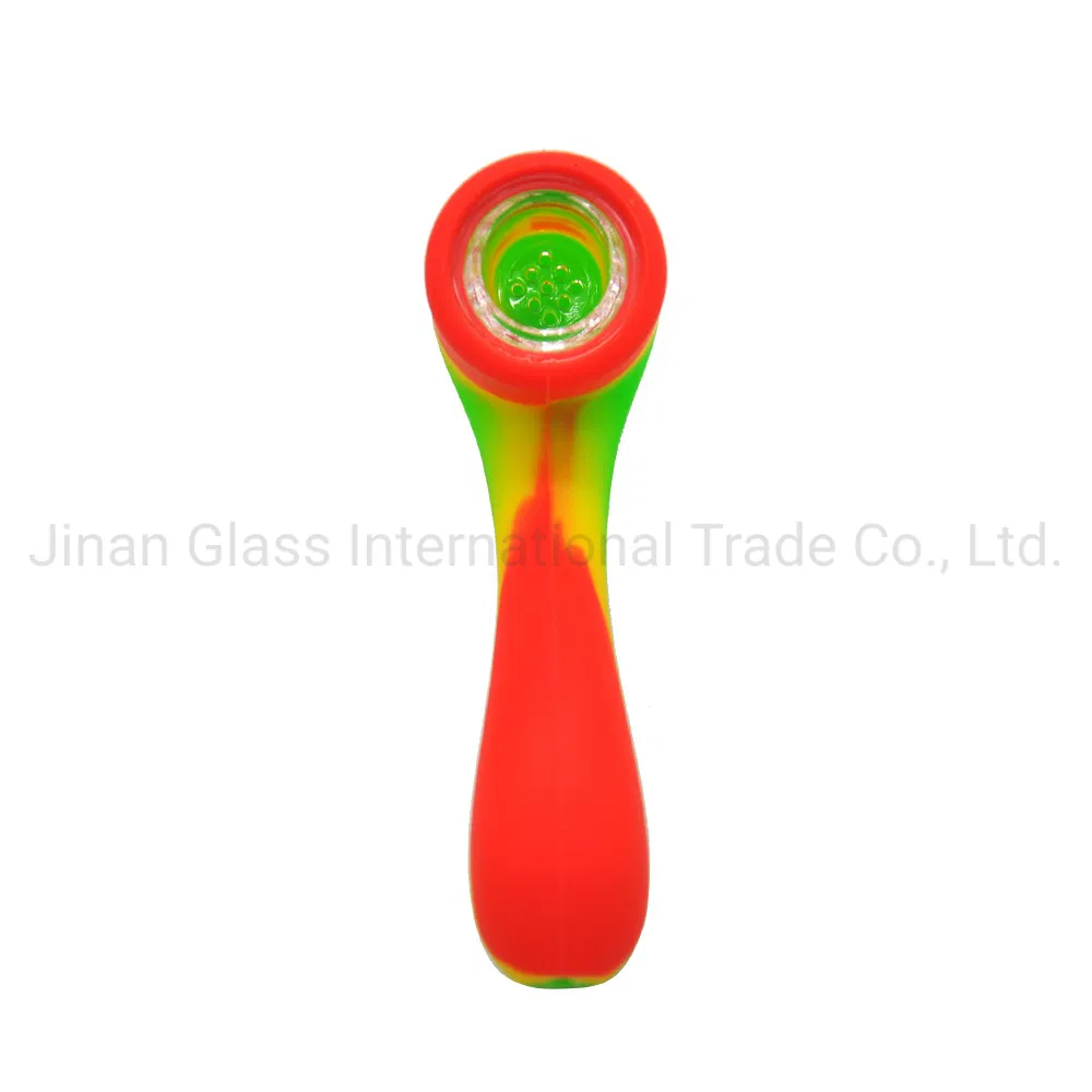 Hot Sale Camouflage Pattern Portable Silicone Pipe