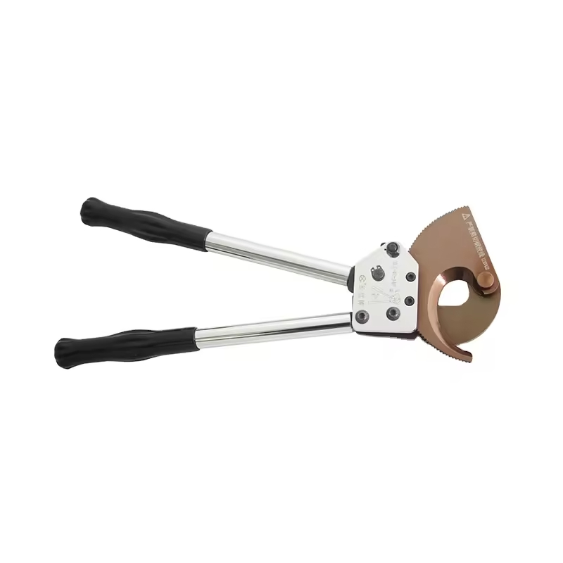 Alloy Steel Ratcheting Cable Cutter Easy-to-Use Industrial Grade Copper & Aluminum Wire Cutters