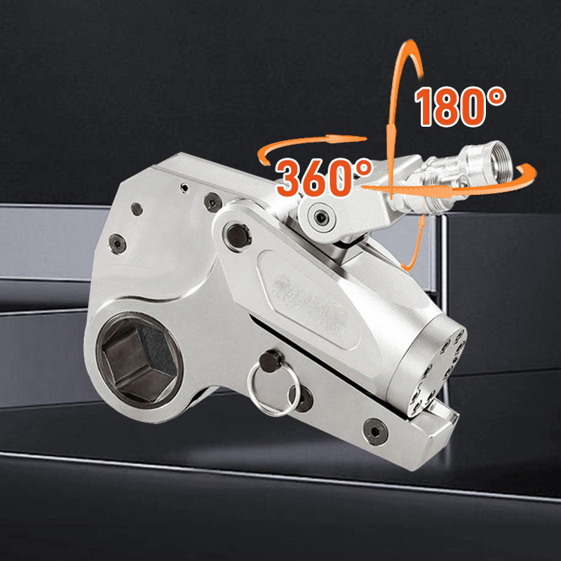 Wear-Resistant Logging-Machine-Drive-Train Hydraulic Hollow Torque Wrench for Gabonese Forest Yards