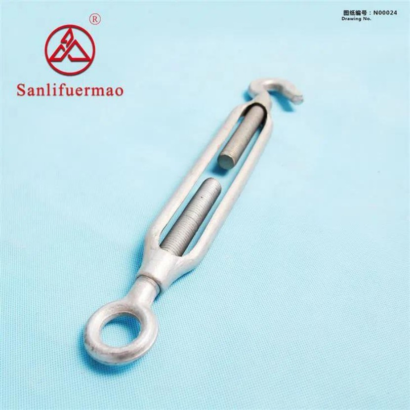 Heavy-Duty DIN1480 Drop Forged Galvanized Turnbuckle - High Quality Power Fittings