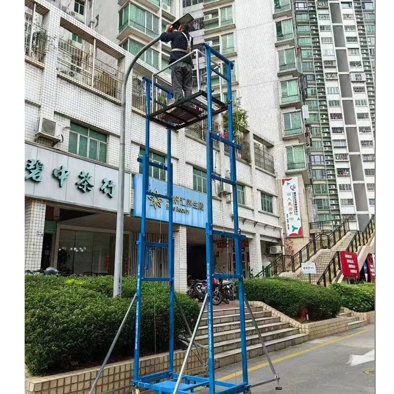 13FT/19FT/26FT Working Platform Lift Table/ Electric Scaffolding /Formwork with Roller