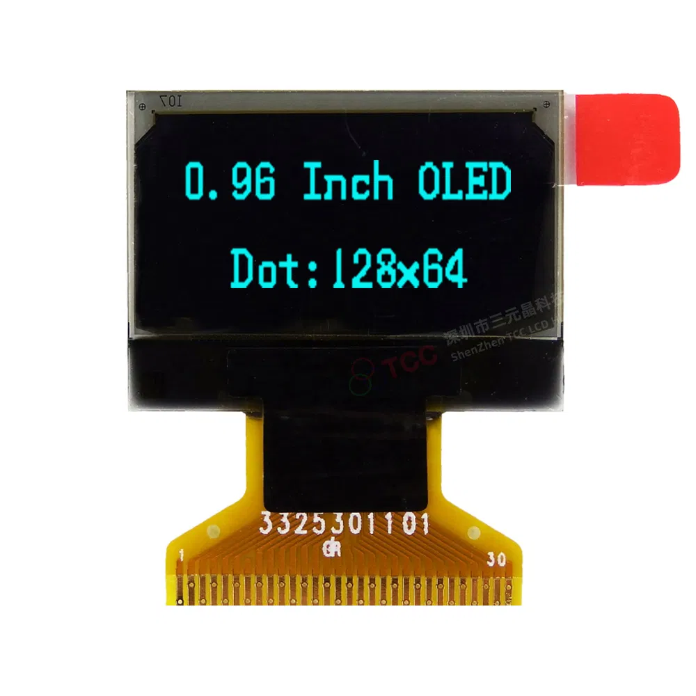 OLED дисплей 0.96 дюйма 128x64, синий, драйвер SSD1306