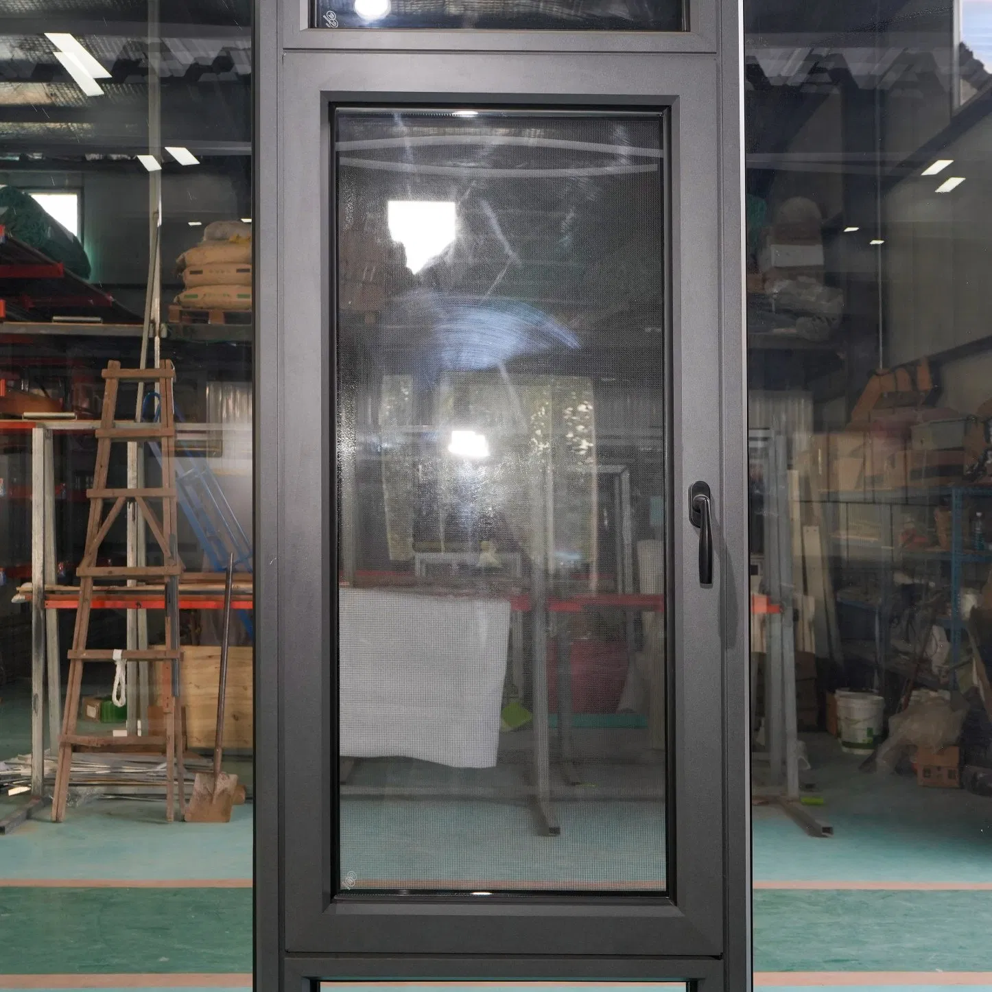 Thermal Break Soundproof Waterproof Aluminum Window Factory Price Customizable Shutter Window