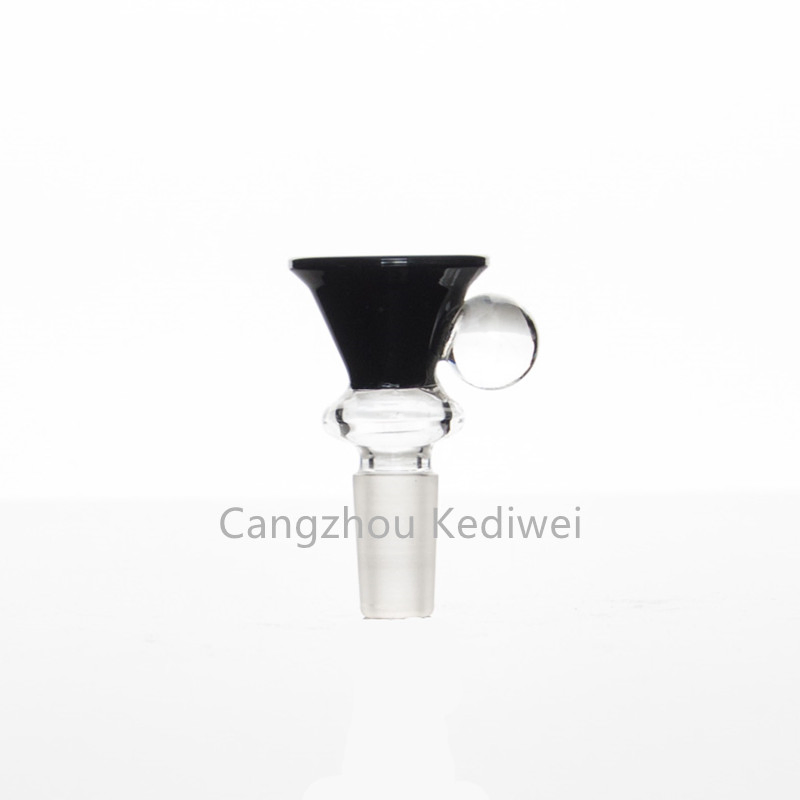 Wholesale Glass Slides Glass Bowl with Handle for Water Pipe Smoking Pipe