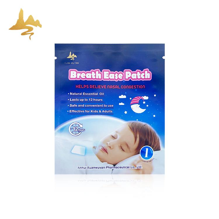 High Quality Disposable White Spunlace Fabric Breathe Ease Patch for Improving Sleeping