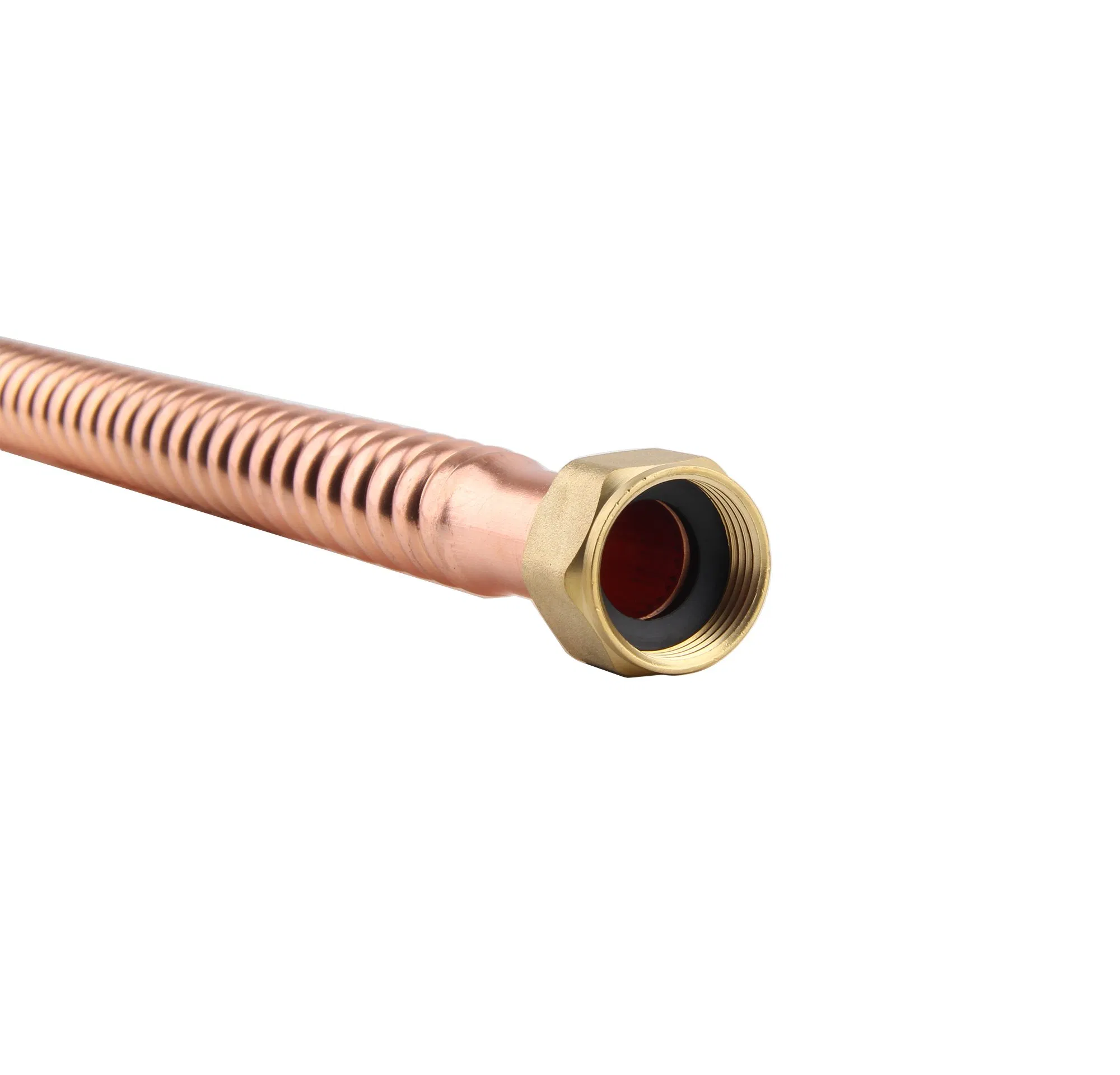 Superior Copper Corrugated Connector for Water Heater, 3/4"Fipx3/4"Fip
