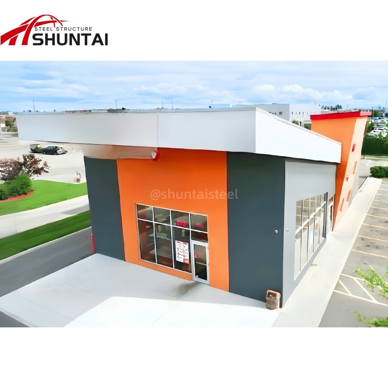 OEM ODM Steel Structure Factory Metal Market Building High-Strength Building Low Cost Prefabricated Steel Structure Materials Warehouse Works