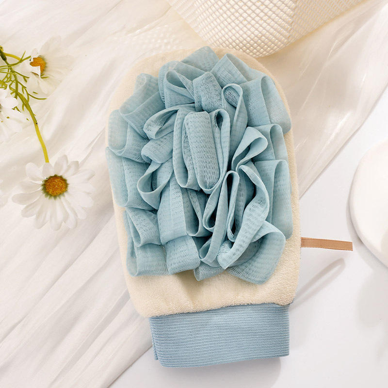 Cleaning Scrub Mitt Rub Dead Skin Removal Exfoliating Gloves