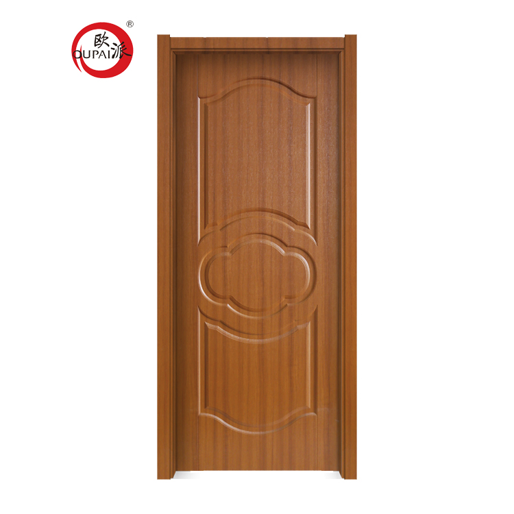 Competitive Prive Classic Half Door Long Translucent Glass Hard Wooden Interior Swing Access Door Wholesale