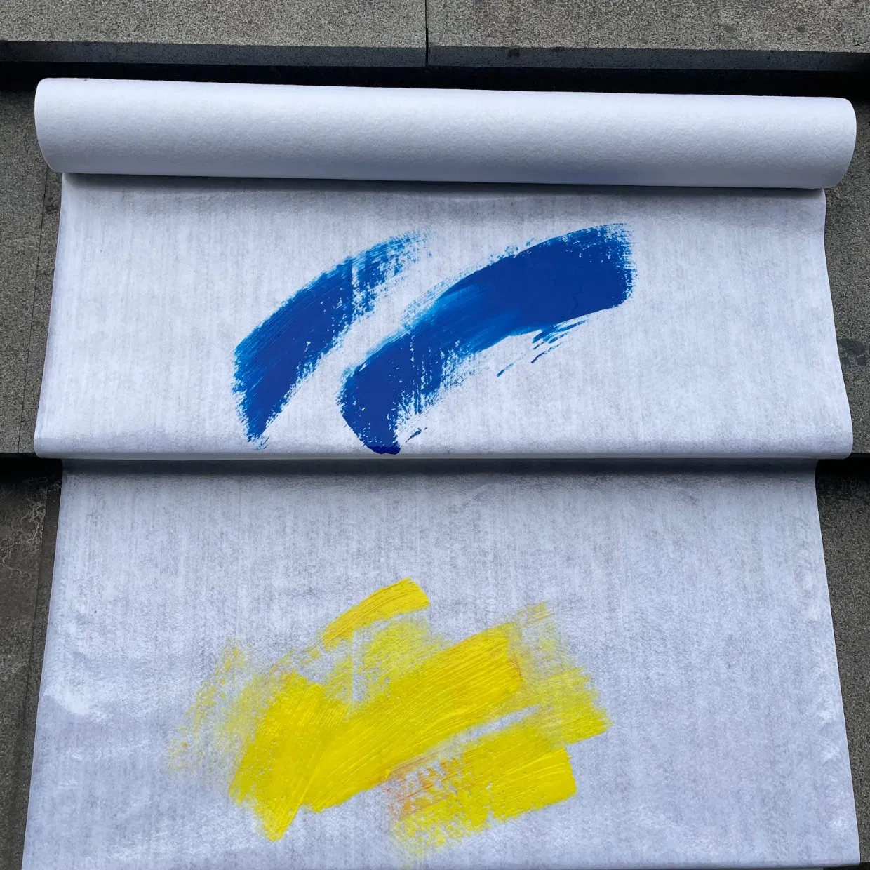 Temporary Floor Protection Nonwoven Stair Surface Protector with Adhesive Backing