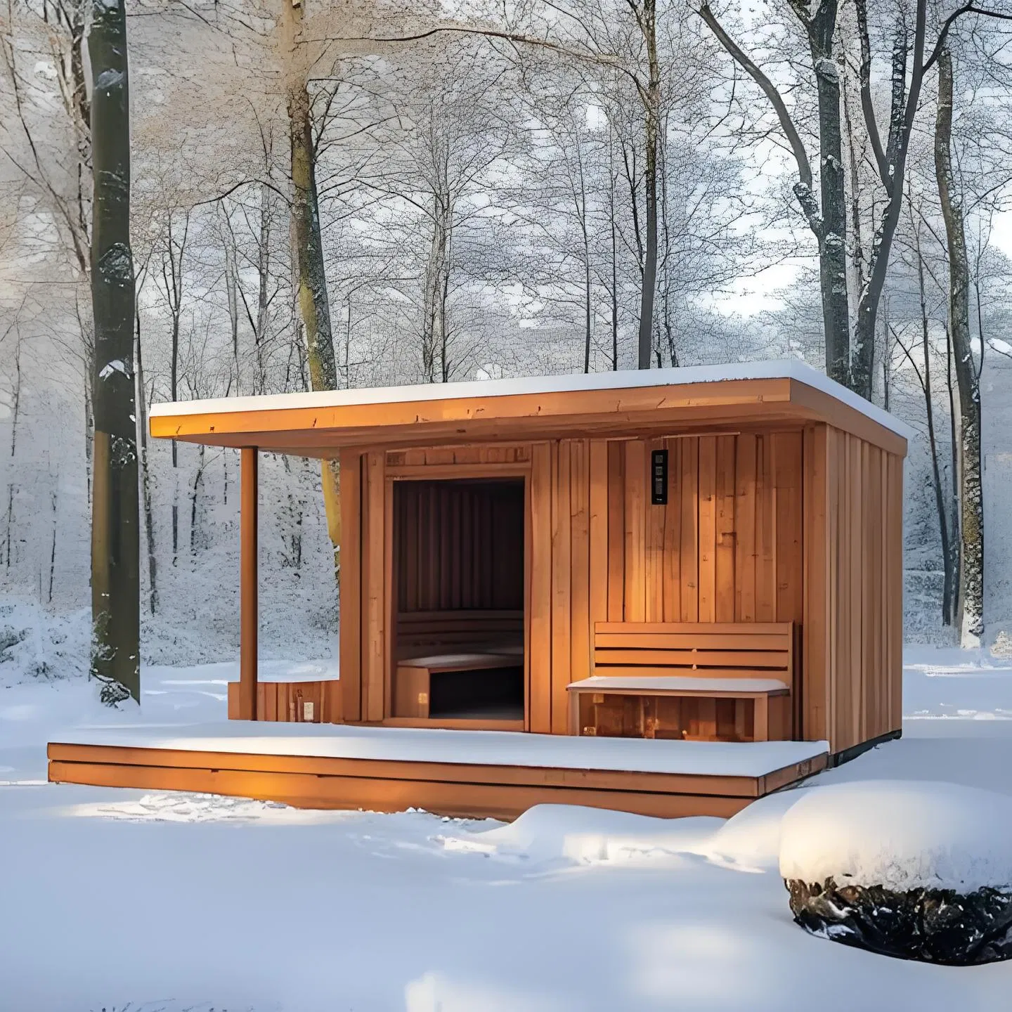 Инфракрасная сауна BD-JX01 на открытом воздухе