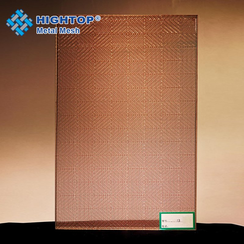 Architectural Decorative Mesh Mesh Laminated Glass for Subway Stations