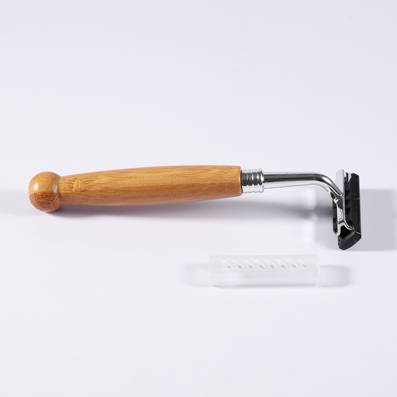 Double Single Edge Razor Blades Plastic Wooden Bamboo Razor Shaver Wholesale Supplier with Customized