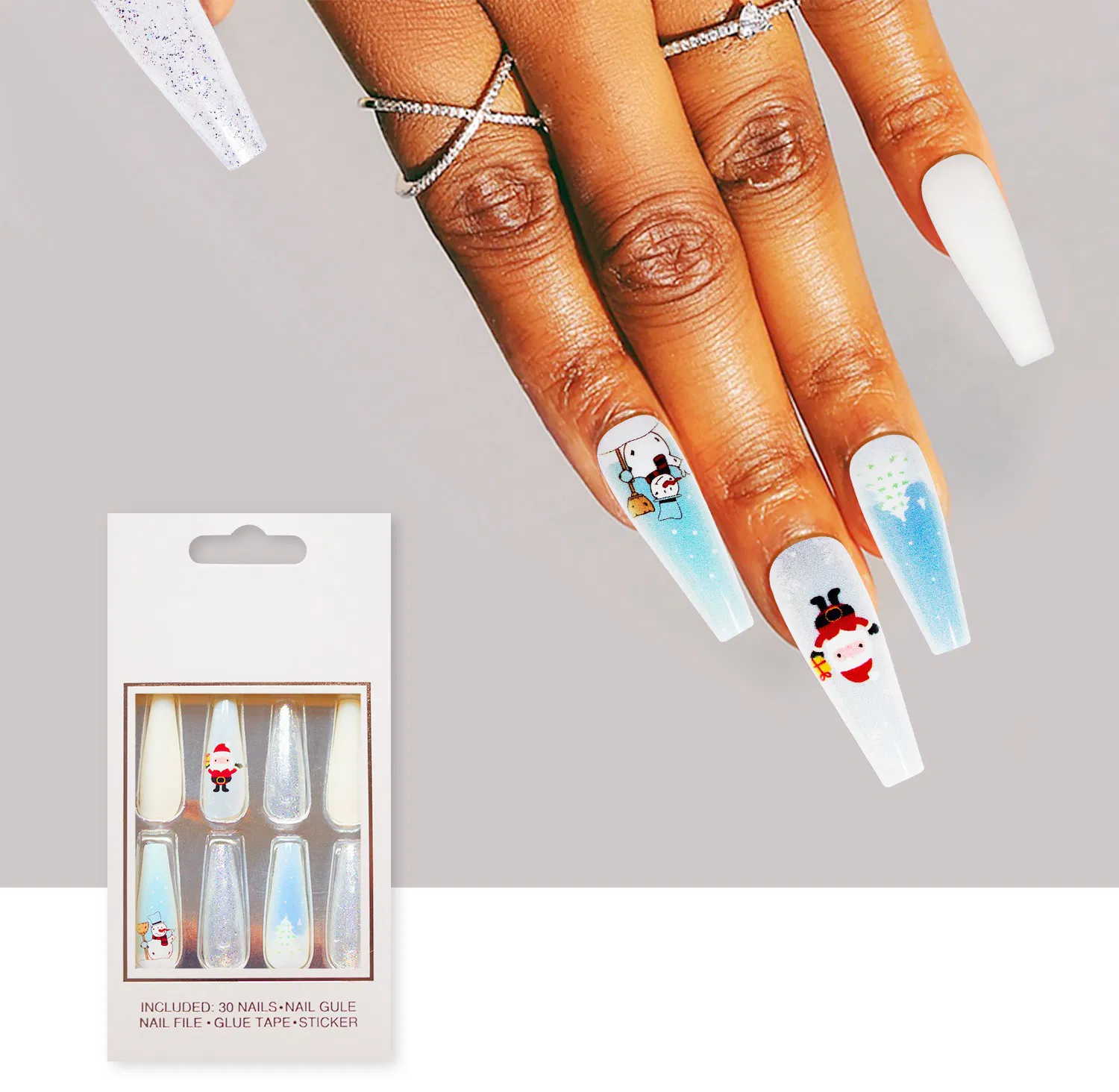 Cheap Gel Nail Stickers, Full Nail Wraps, for DIY at Home, Easy to Apply & Remove