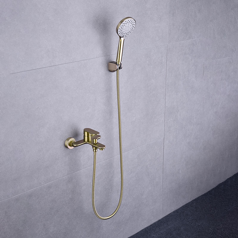 Factory Supplier Sanitary Ware Simple Wall Mounted Brass Bathtub Faucet