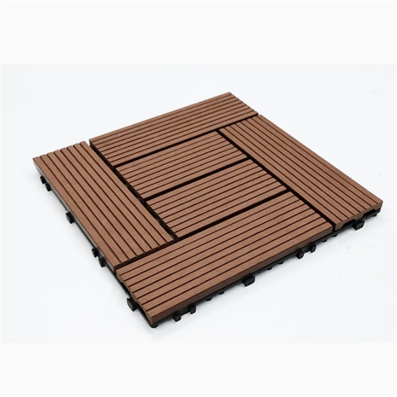 Напольное покрытие WPC для улицы, 26 мм, бежевое