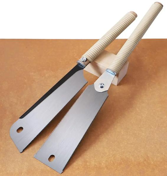 Двусторонняя ручная пила для дерева со сменным полотном