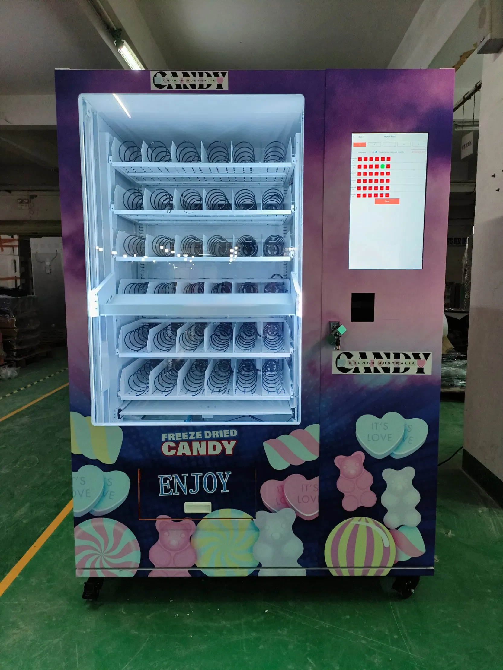 Smart Cake Vending Machine with Elevator and Cooling System IoT Inventory/Temp Monitoring with Auto Expiry Alert