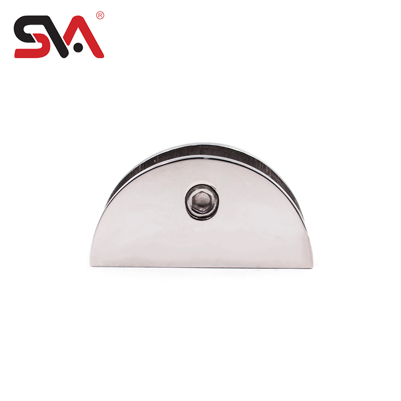 Precisely Casted Stainless Steel Semicircle D Shape Glass Bracket Clamp