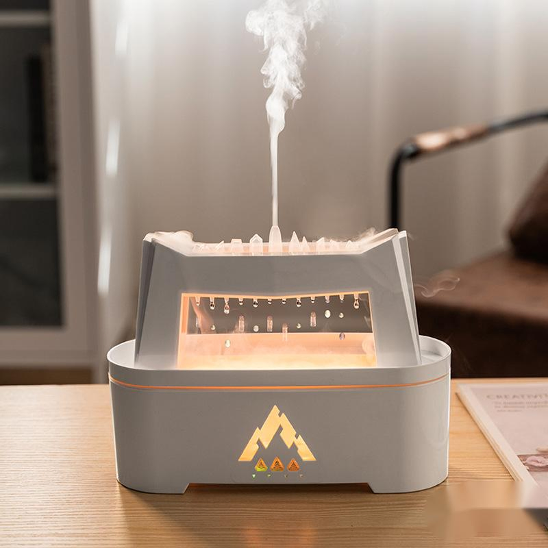 OEM Rotating Umbrella Diffuser 300ml Essential Oil Mist Diffusers for Essential Oils Ultrasonic Oil Diffuser with 7 Colors Light