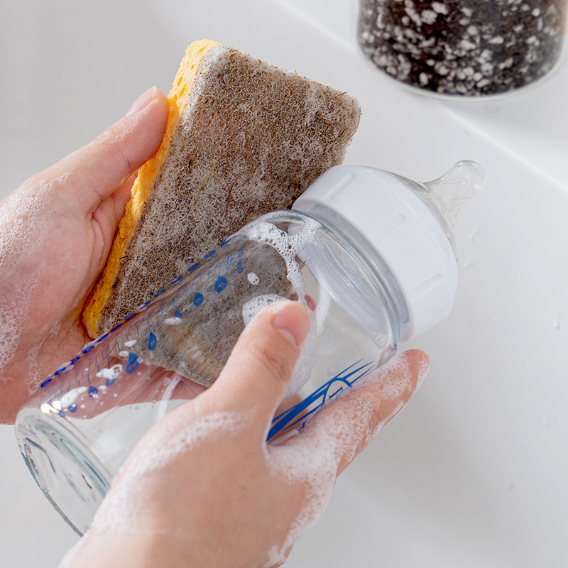 Esun Natural Cellulose Biodegradable Non-Scratch Kitchen Cleaning Sponge for Dishwashing