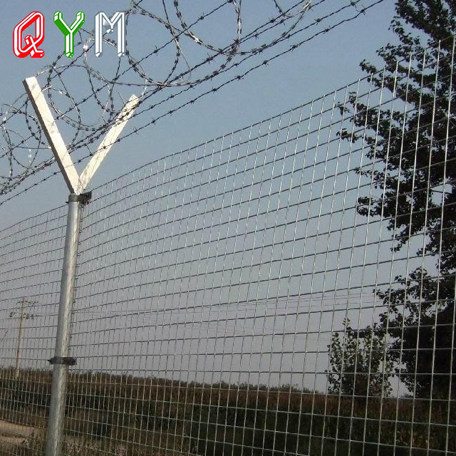 Anti Climb Airport Fence Razor Wire Prison Fence