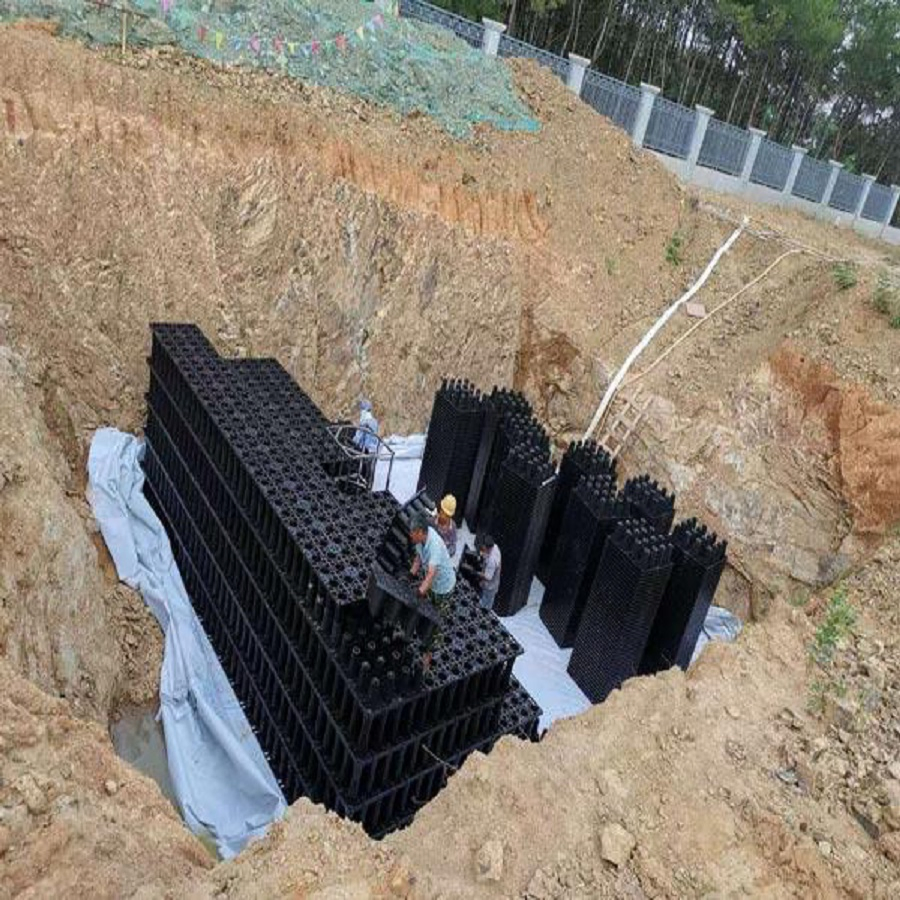Rain Water Catchment Stormwater Harvesting Tank Customized PP Modules