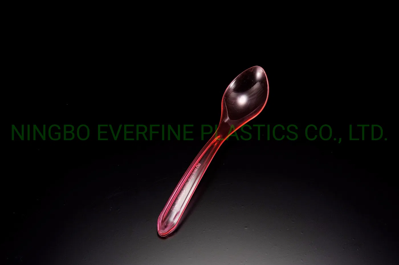 Disposable Plastic Curved Ice Cream Spoon (PS)