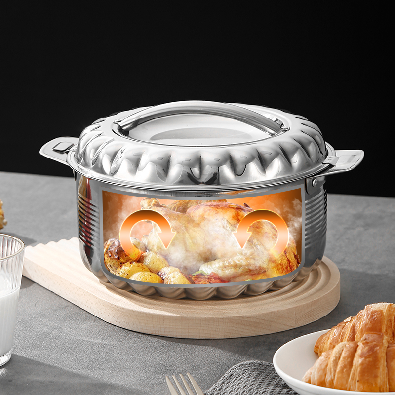 Factory Stainless Steel Double-Layer Insulated Pot South African Cookware Set