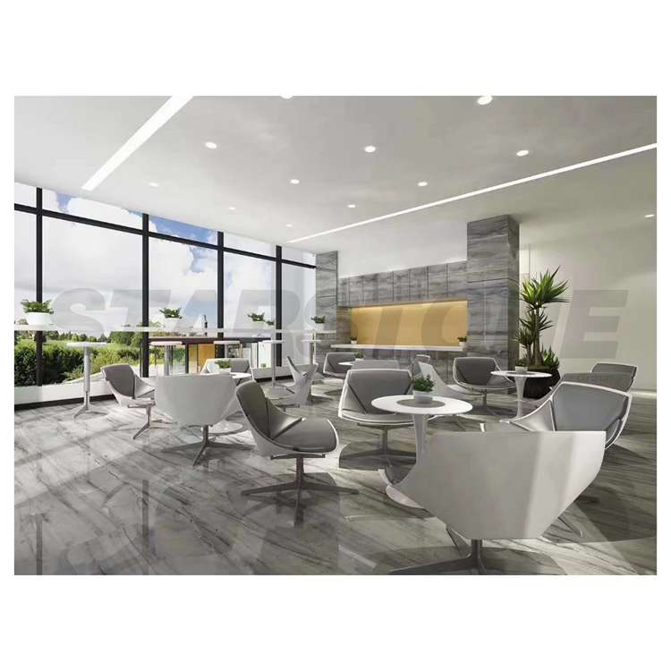 Starstone Luxury Italian Platinum Grey Marble Slabs Arabescato Corchia Grey Stone for Bathroom Wall Living Room Quartzite Slab
