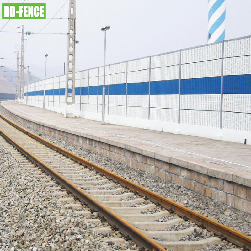 Acrylic Noise Barrier Walls Sound Proof Fencing Residential Noise Reduce Steel Panel Sound Acoustic Barrier Wall for Malaysia