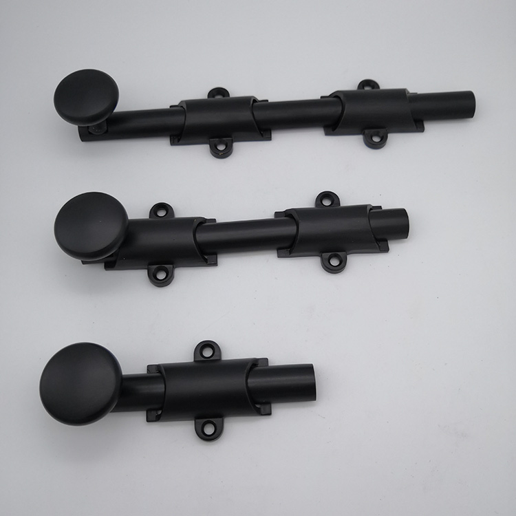 Gold Black Silver Solid Brass Classic Surface Flush Window Door Bolt