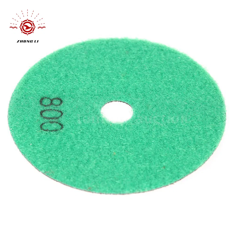 4'' Dry Polishing Pads for Granite with Good Brightness