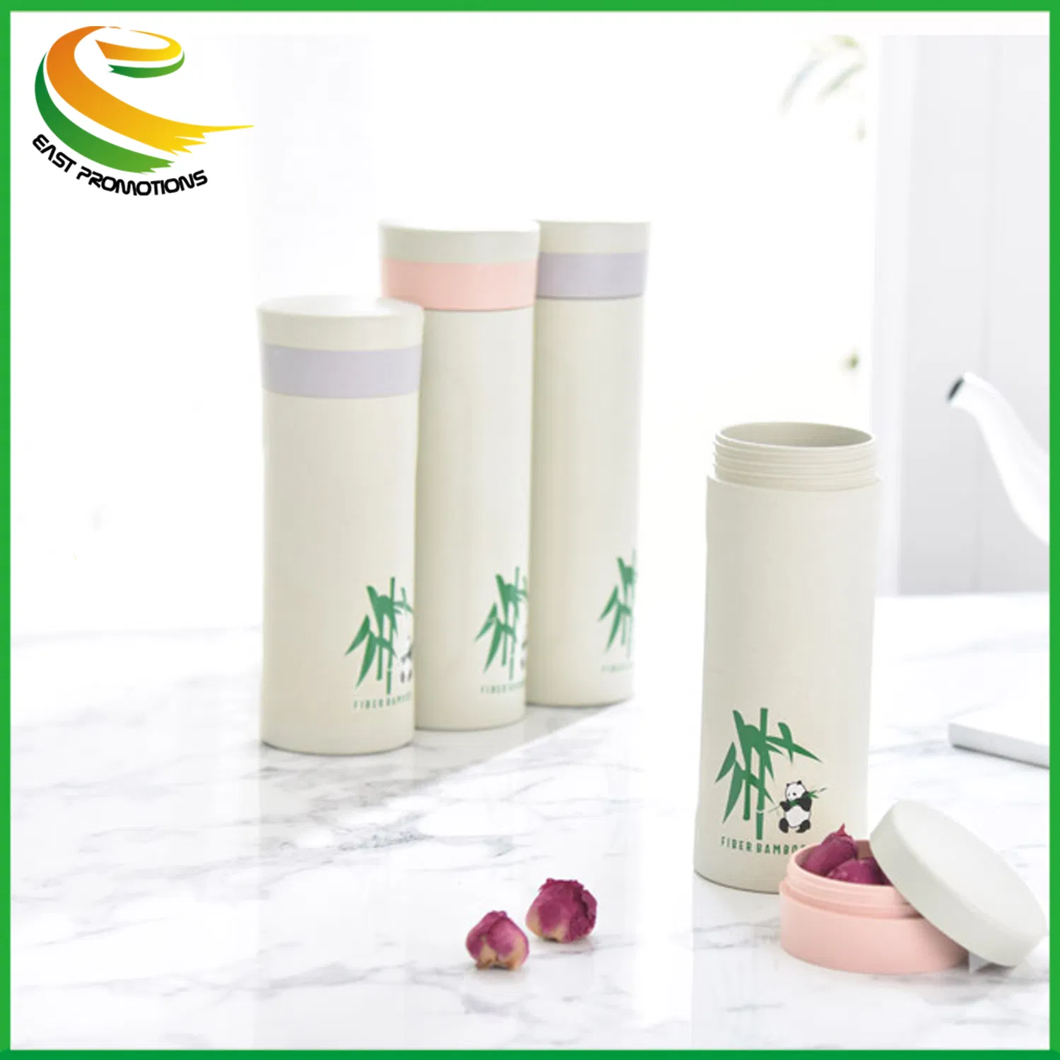 Бутылка из бамбукового волокна с фильтром для чая 430 мл